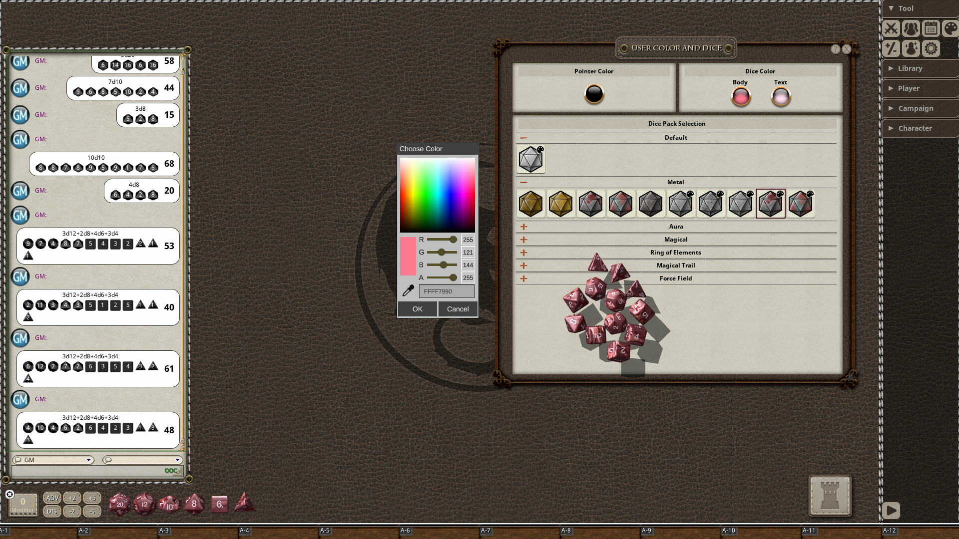 Fantasy Grounds - Metal Dice Pack screenshot 8