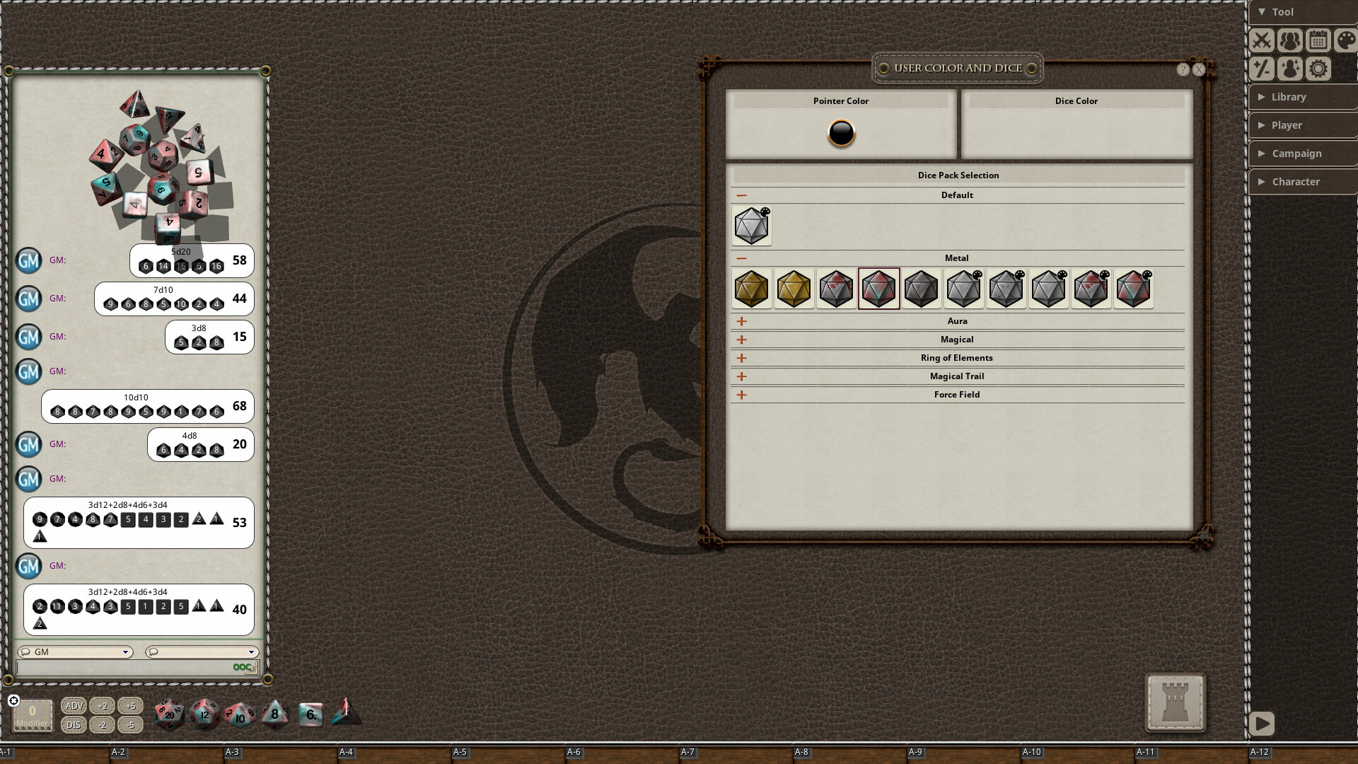 Fantasy Grounds - Metal Dice Pack screenshot 5