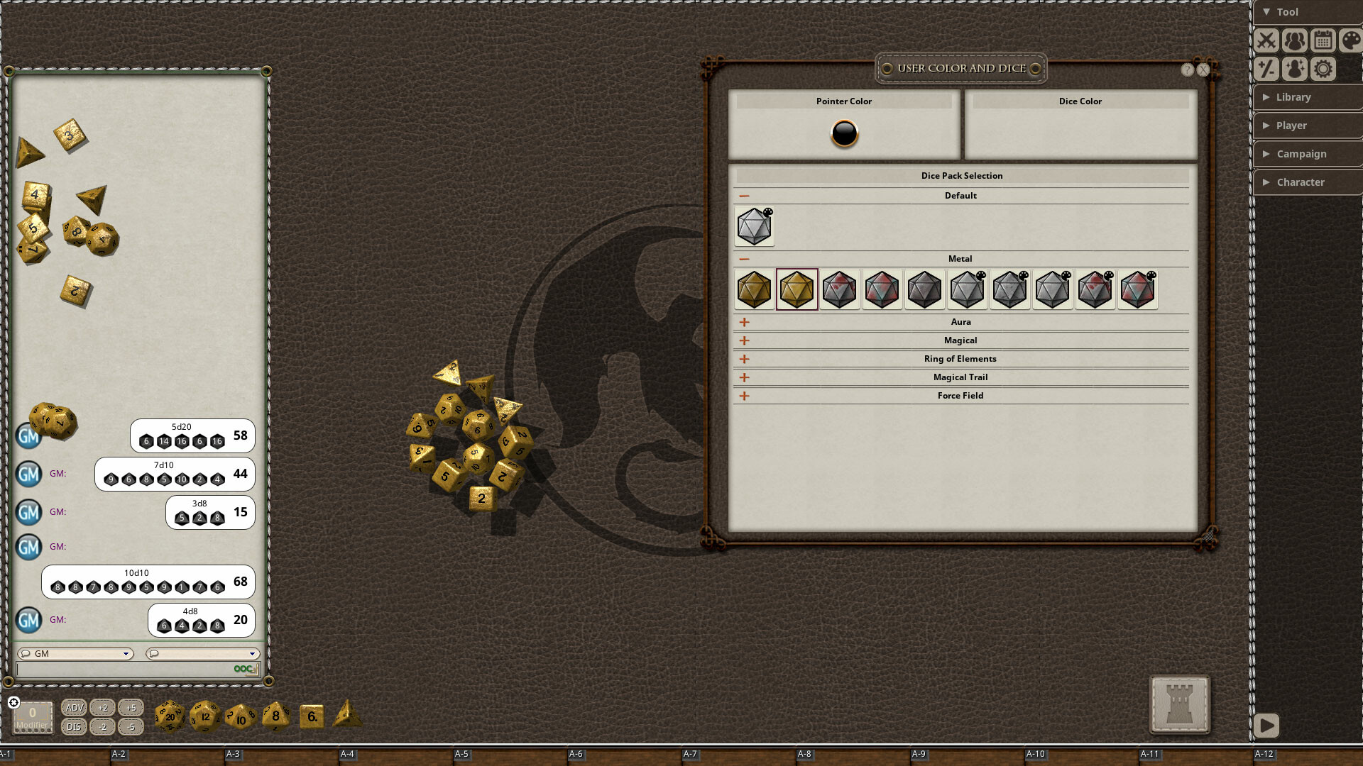 Fantasy Grounds - Metal Dice Pack screenshot 7