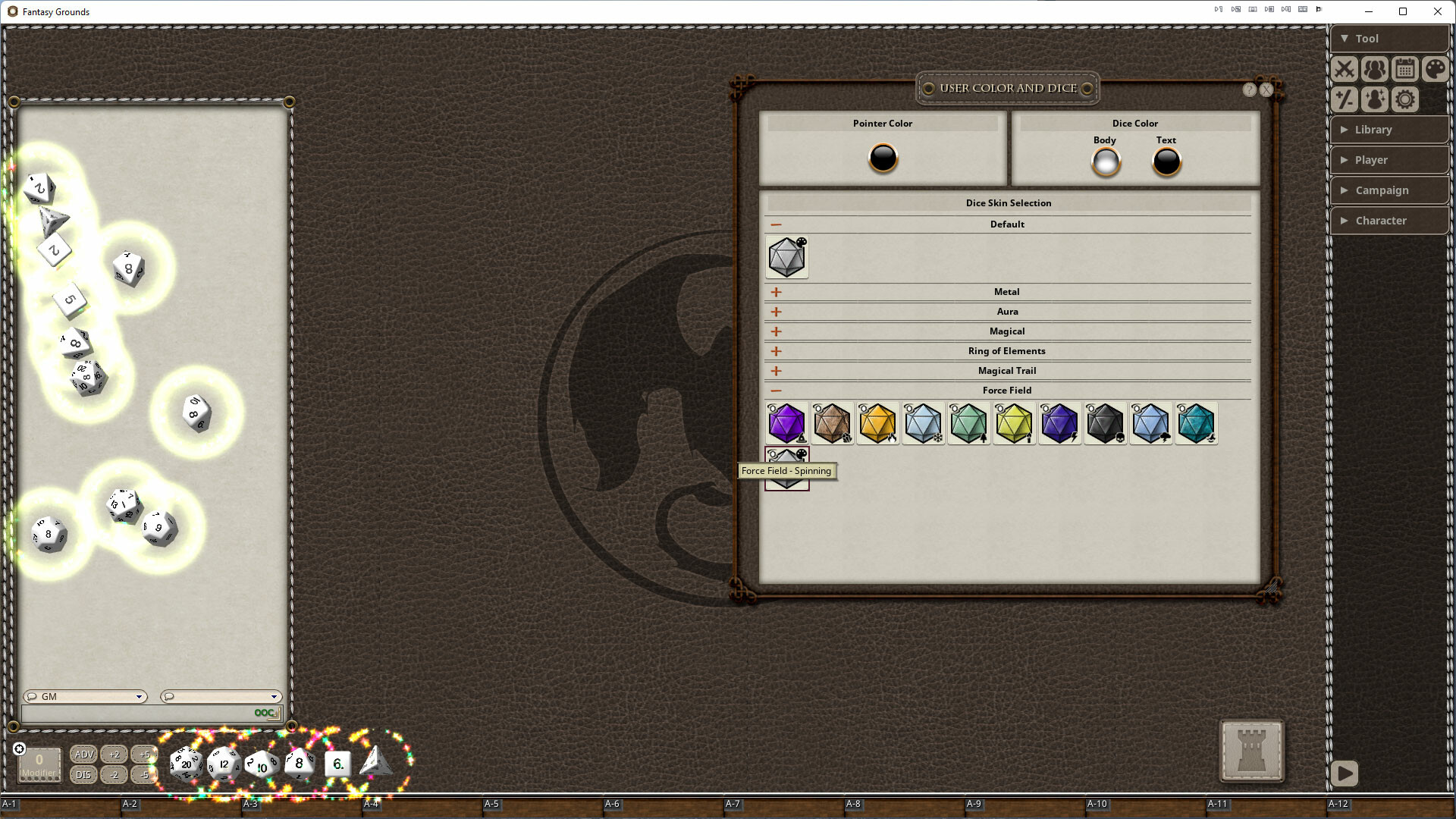 Fantasy Grounds - Force Field Dice Pack screenshot 8