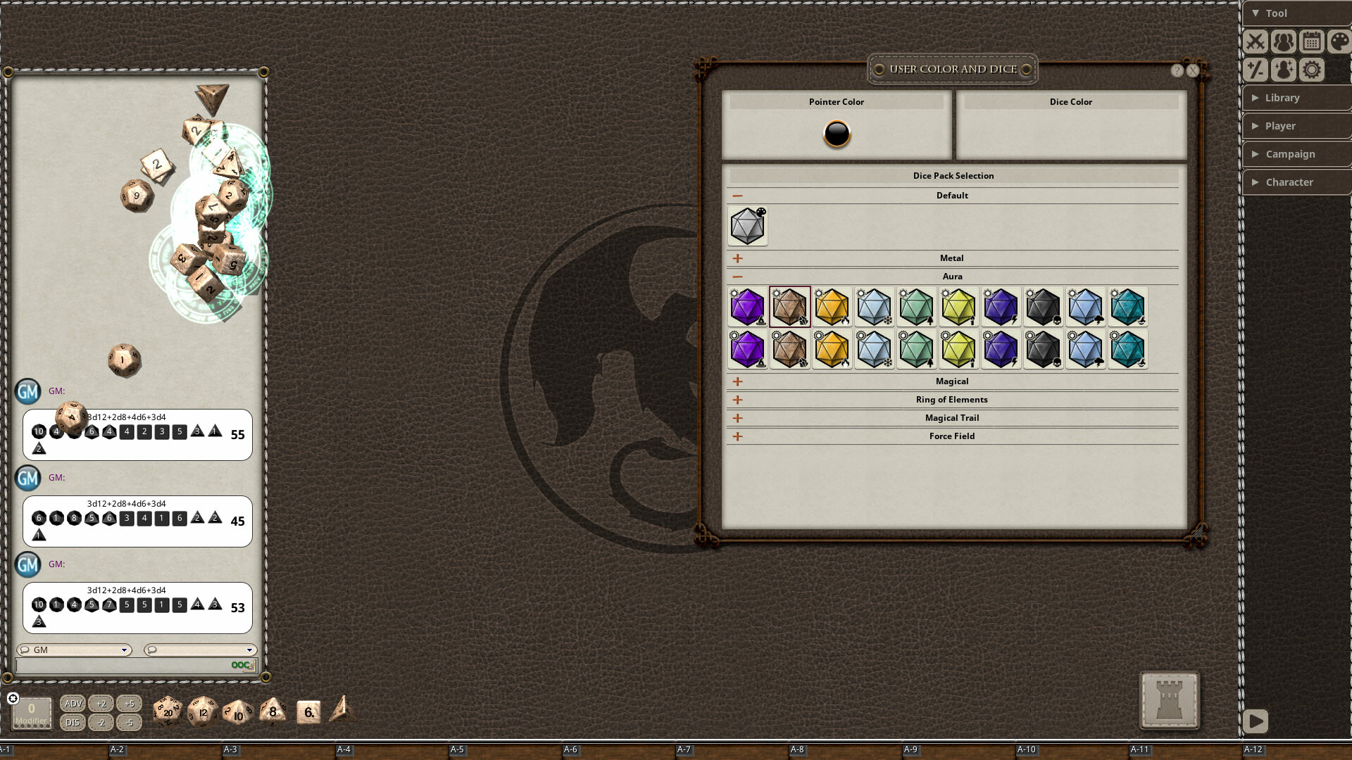 Fantasy Grounds - Aura Dice Pack screenshot 5