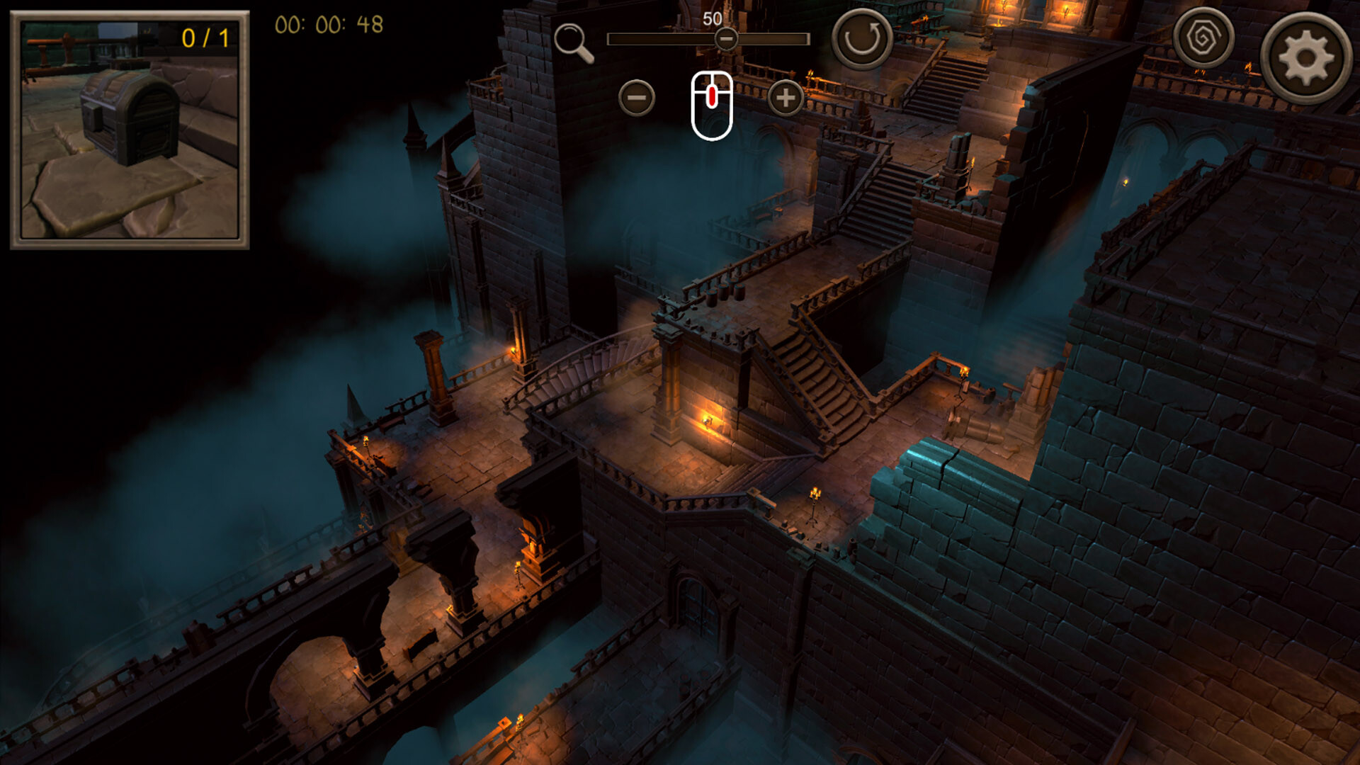 Hidden Dungeon Top-Down 3D screenshot 2