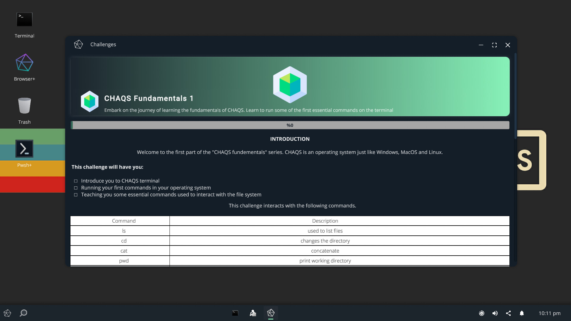 CHAQS screenshot 1