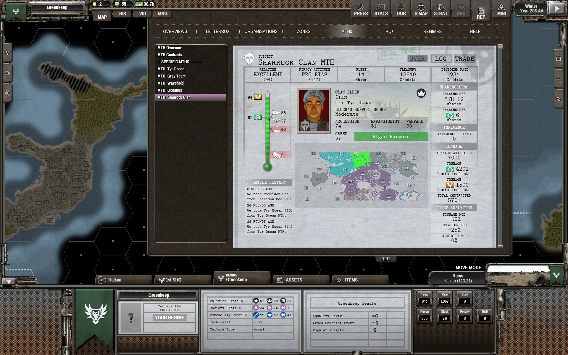 Shadow Empire: Oceania screenshot 5