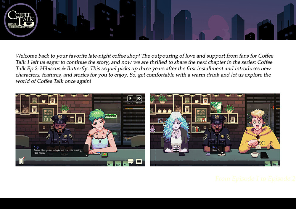 Coffee Talk Episode 2 - Artbook screenshot 2