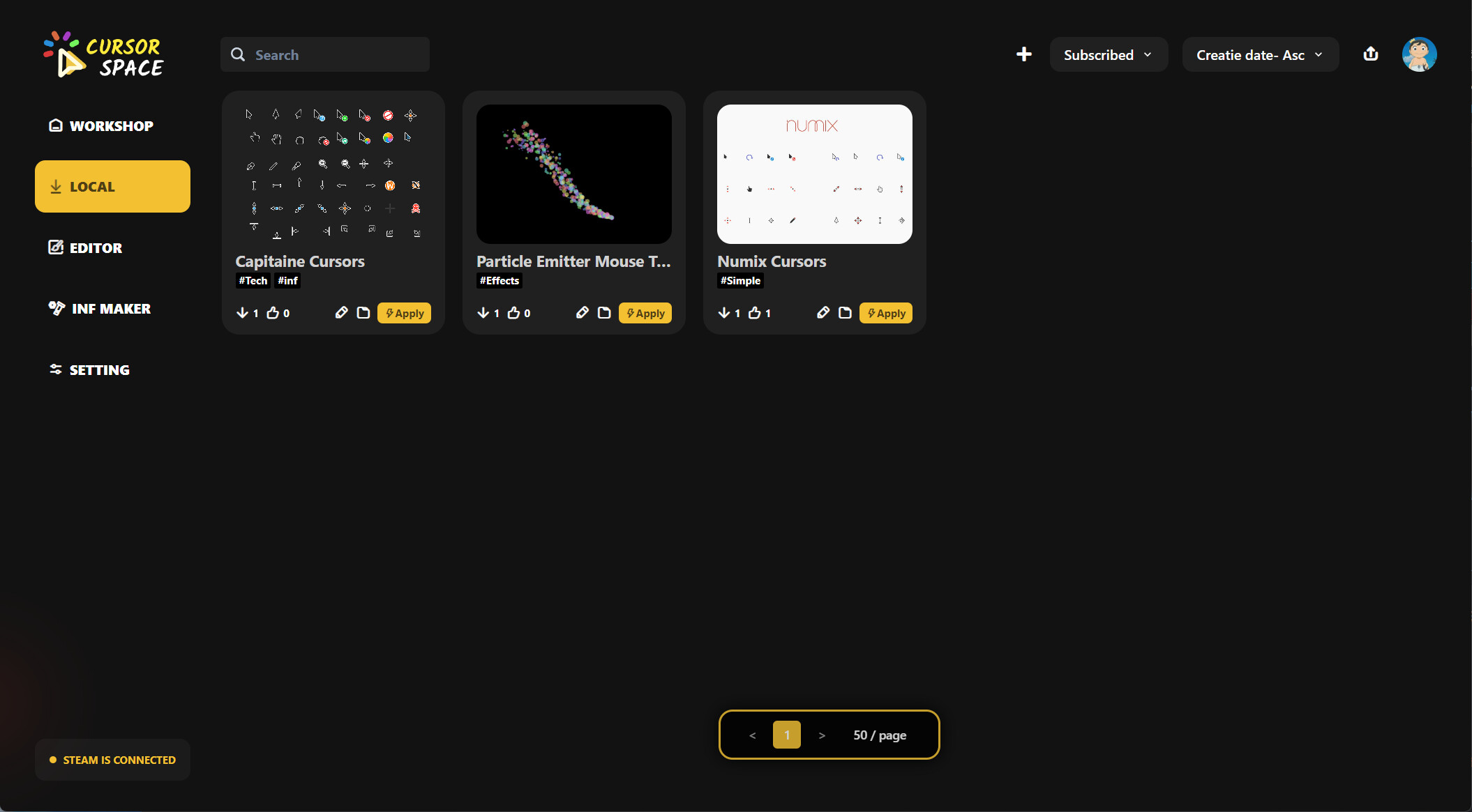 Cursor Space screenshot 2