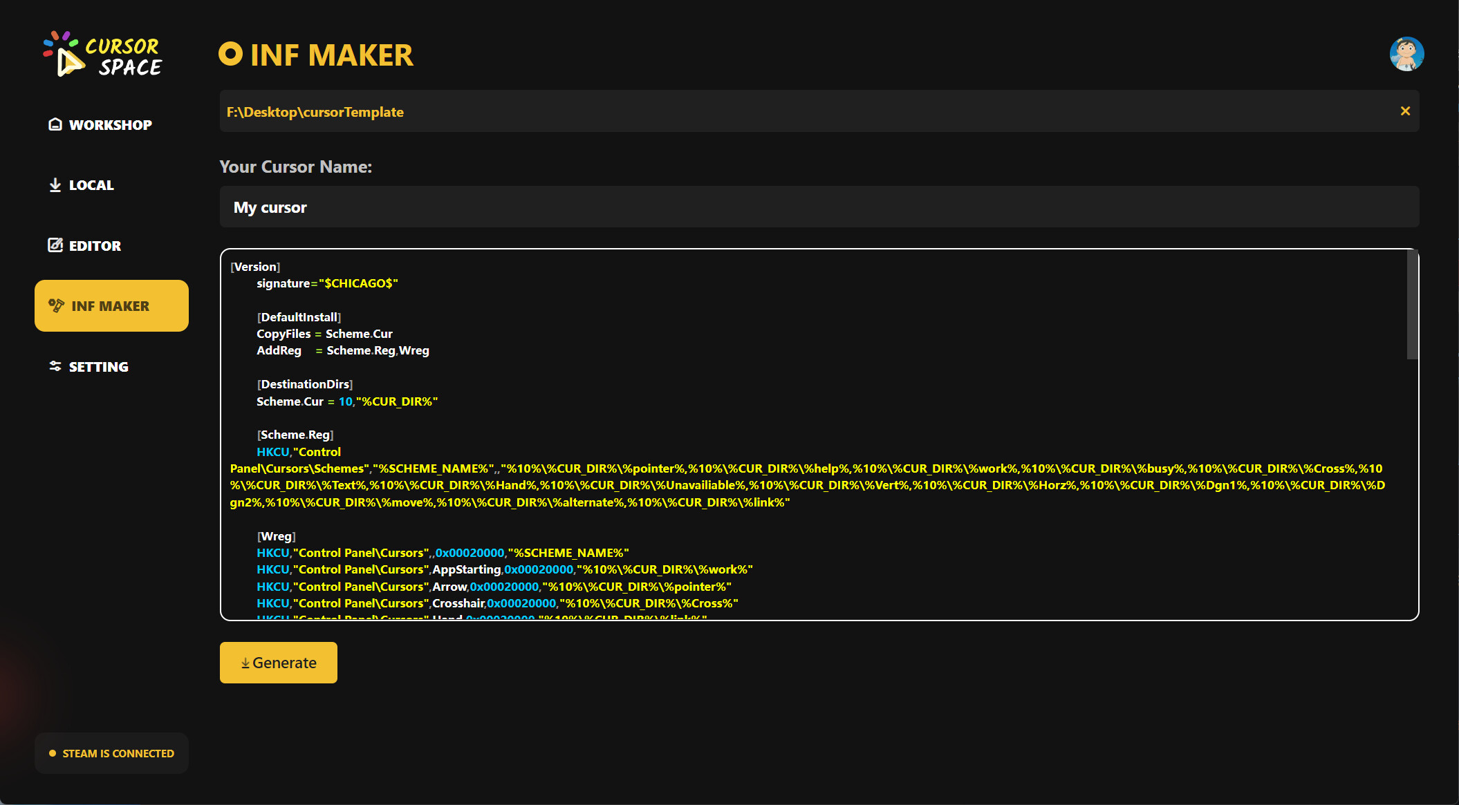 Cursor Space screenshot 4