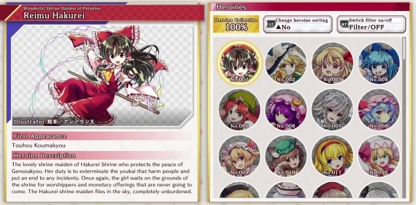Touhou Danmaku Kagura Phantasia Lost