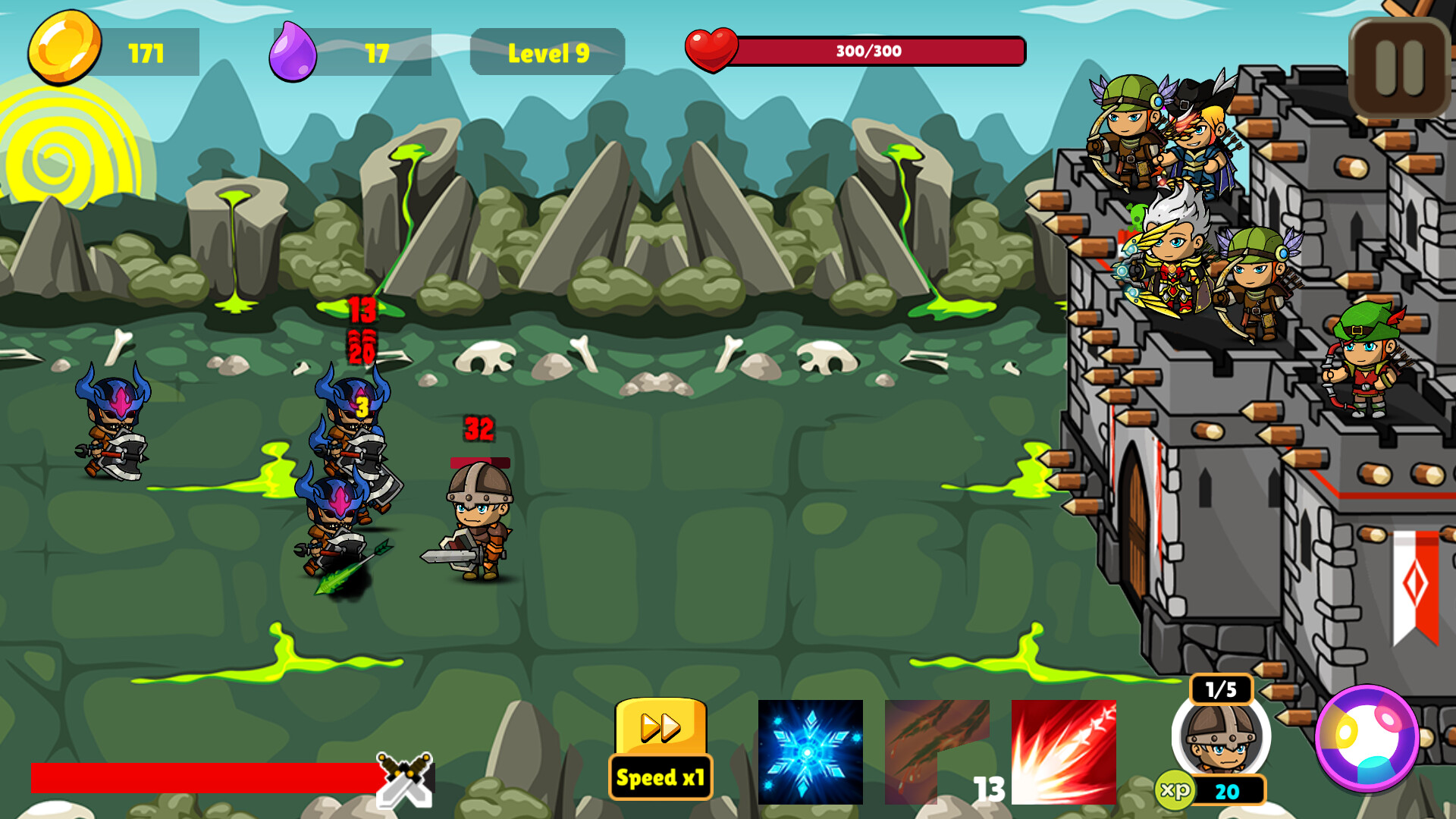 Castle Defense Battles no Steam
