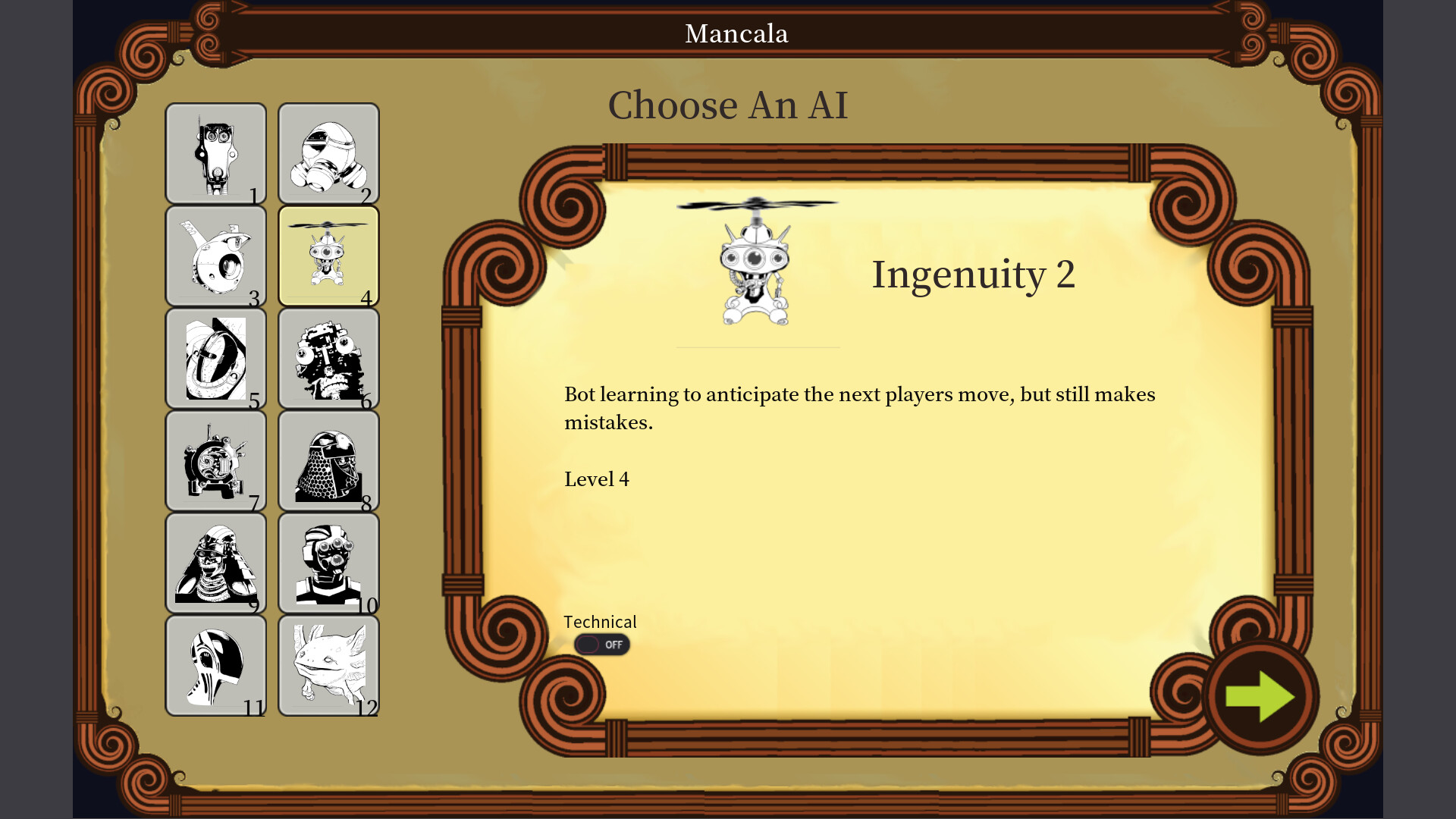 Mancala screenshot 2