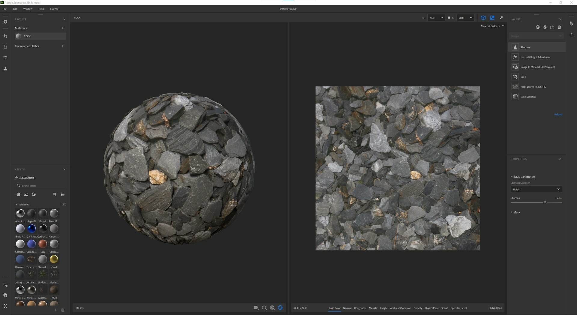 Substance 3D Sampler 2023 screenshot 1