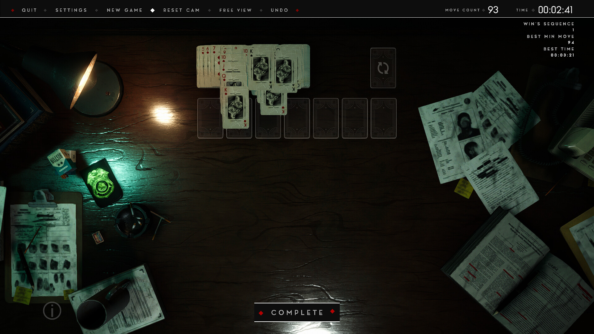 Solitaire Noir screenshot 6