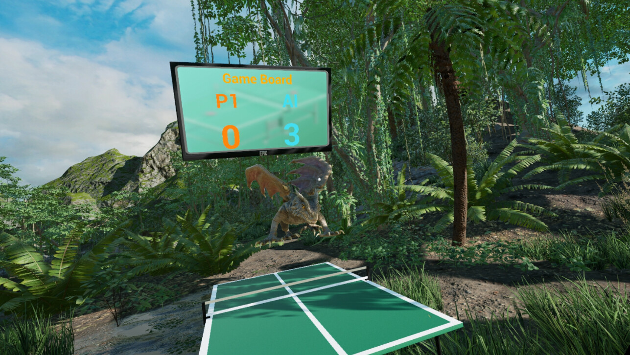 VR Dinosaur Pingpong screenshot 6