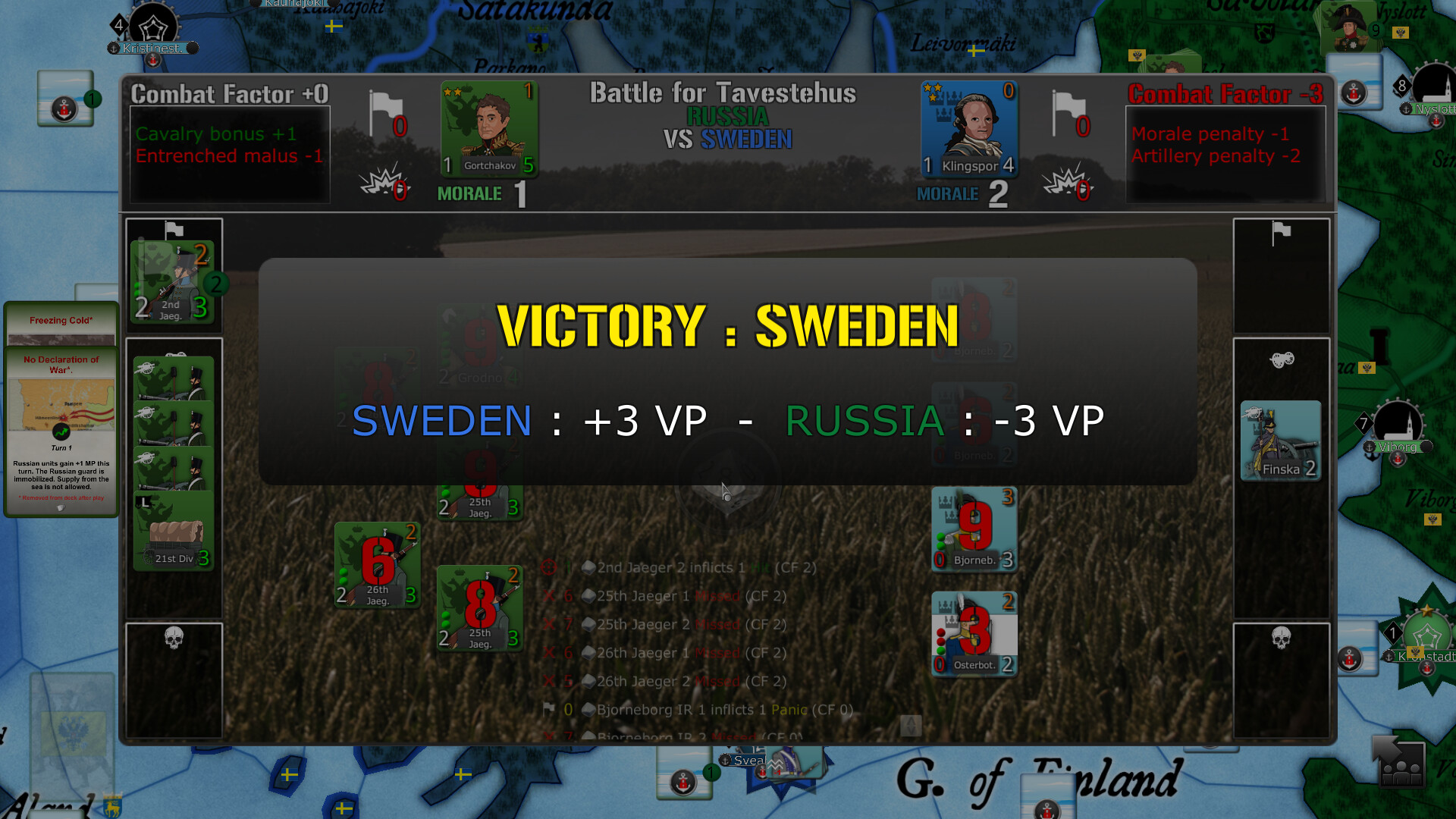 Wars Across The World: Finland 1808 screenshot 10