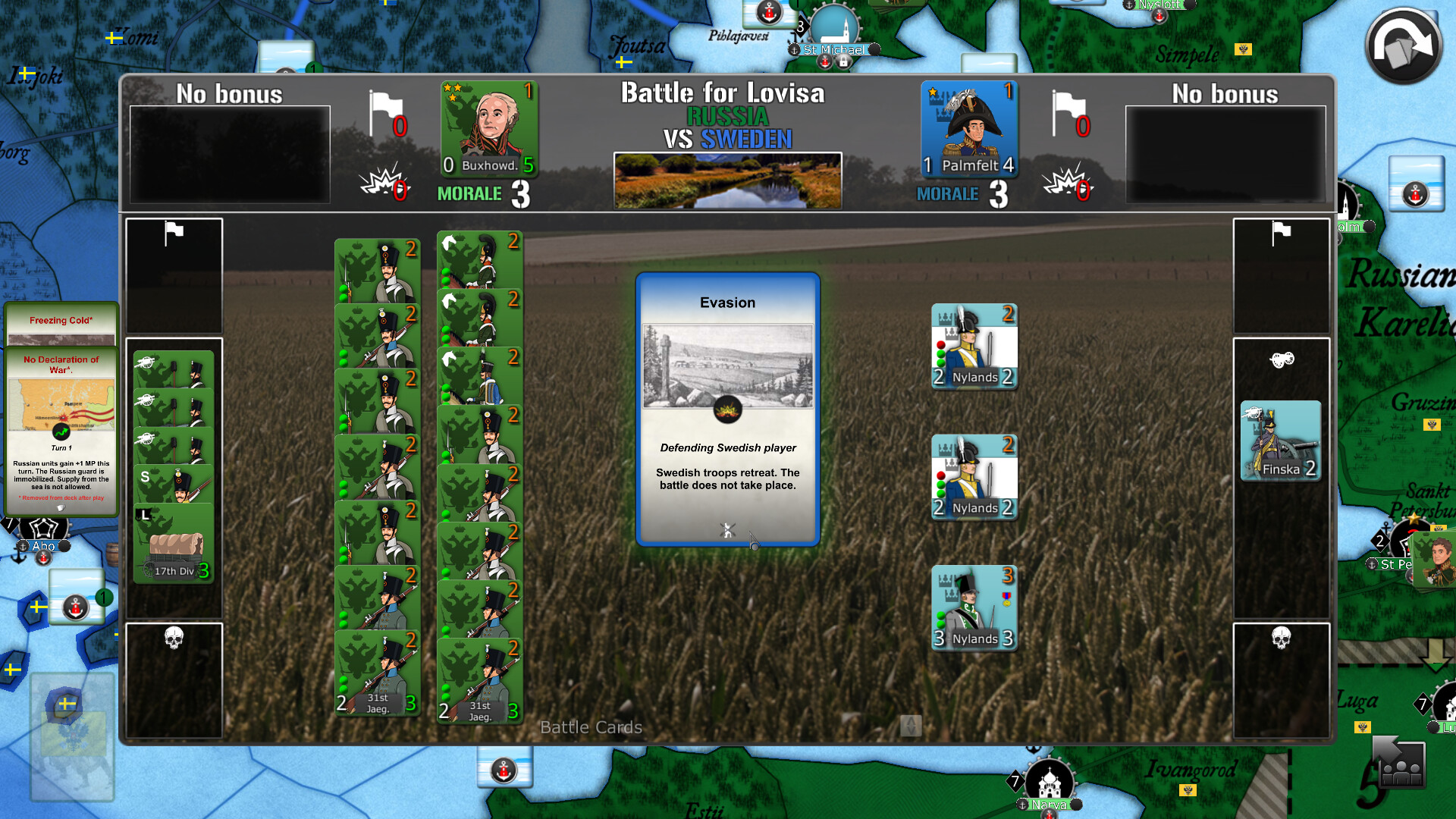 Wars Across The World: Finland 1808 screenshot 5