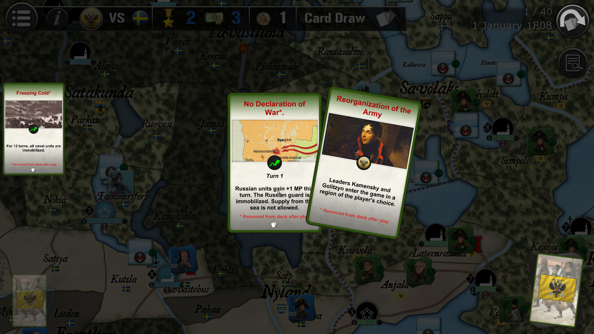 Wars Across The World: Finland 1808 screenshot 14