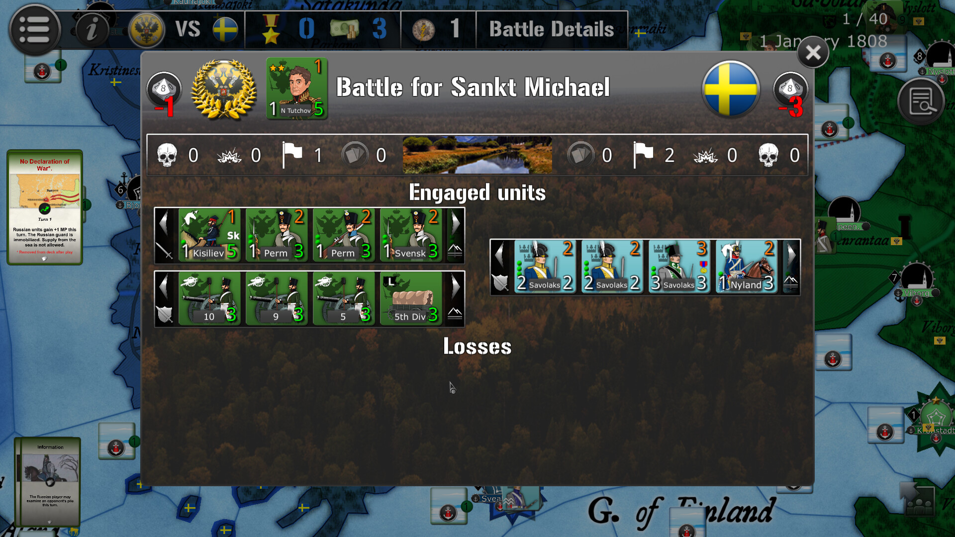 Wars Across The World: Finland 1808 screenshot 13