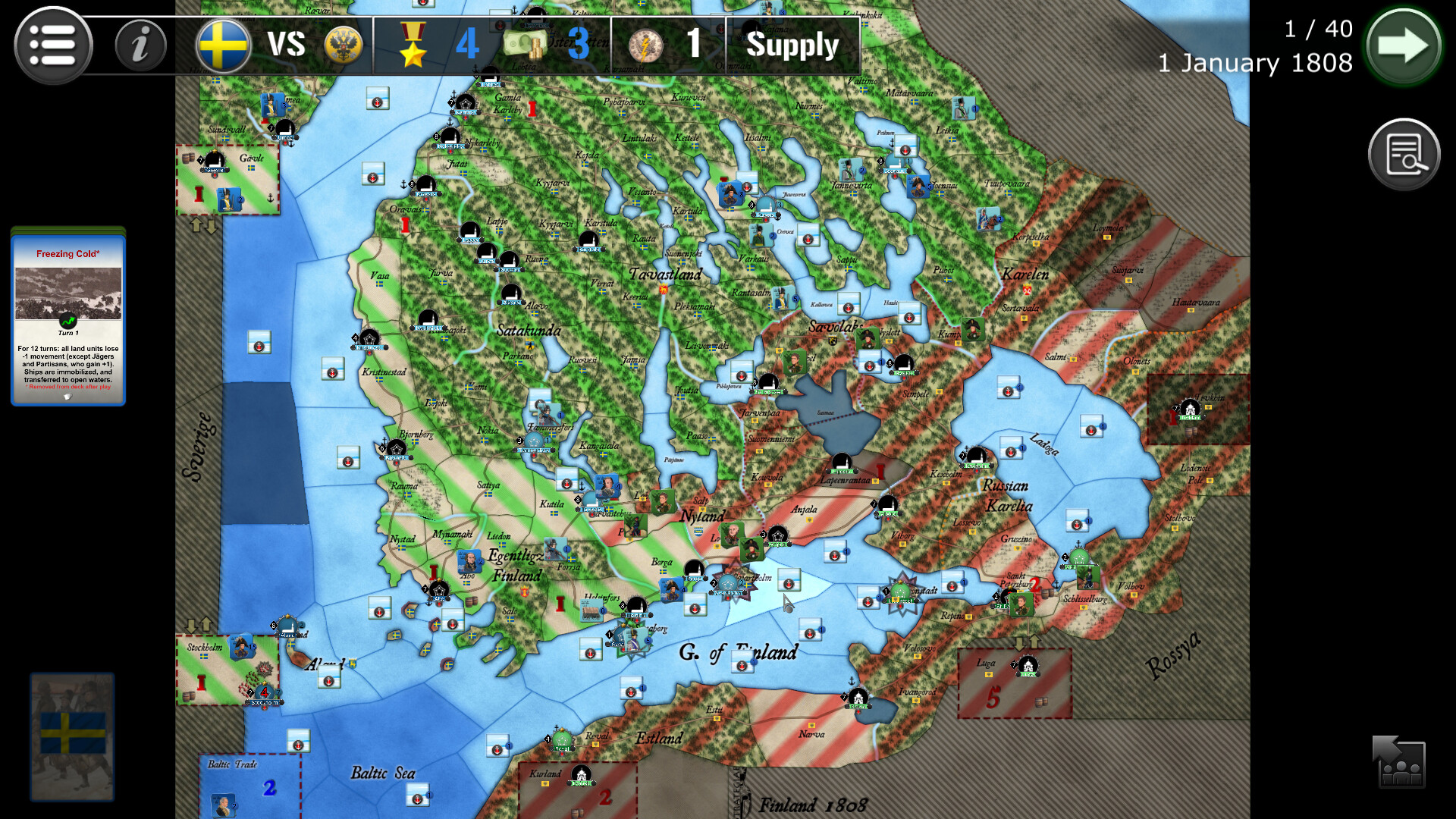 Wars Across The World: Finland 1808 screenshot 18
