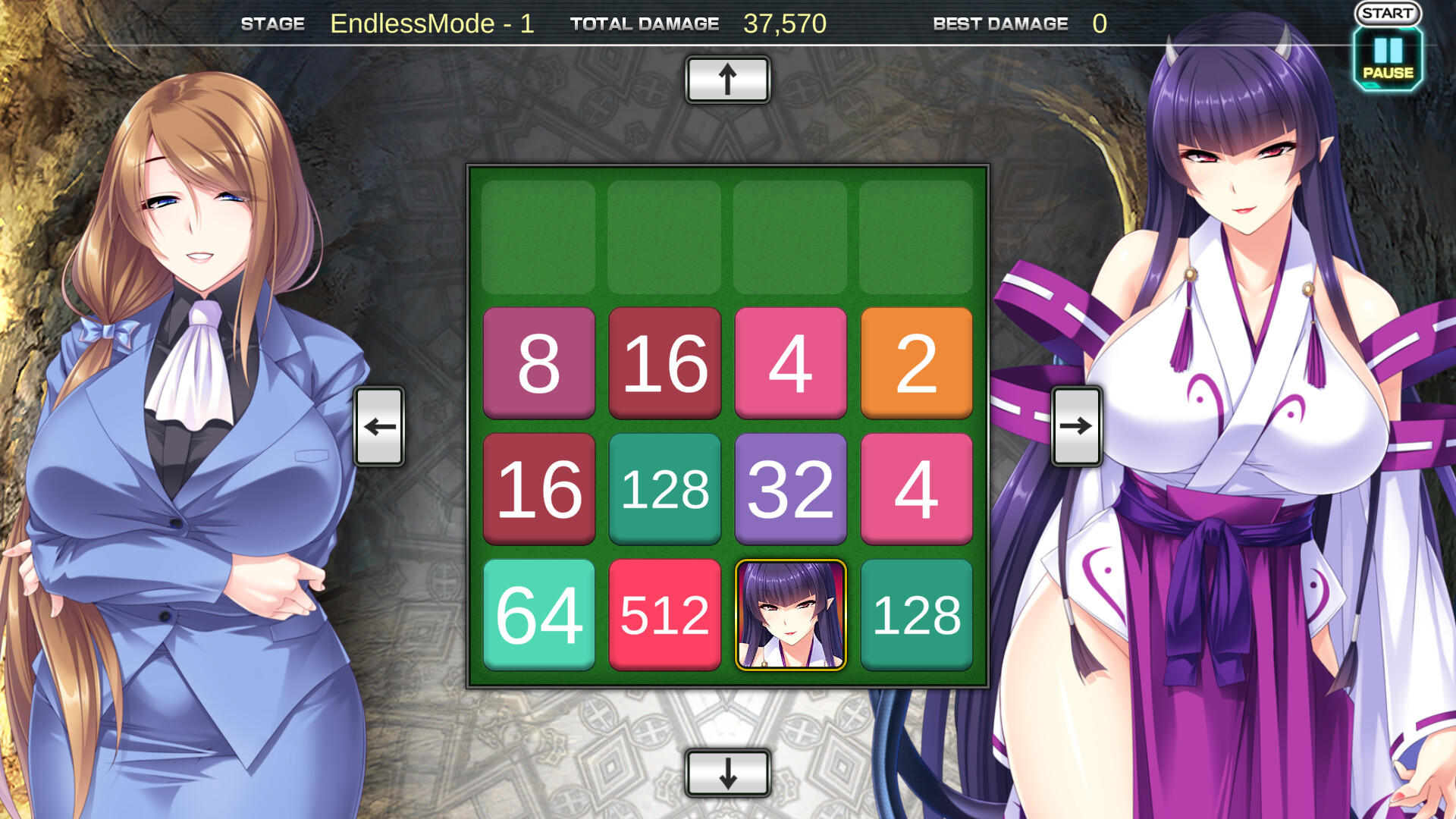 Pretty Girls 2048 Strike screenshot 4