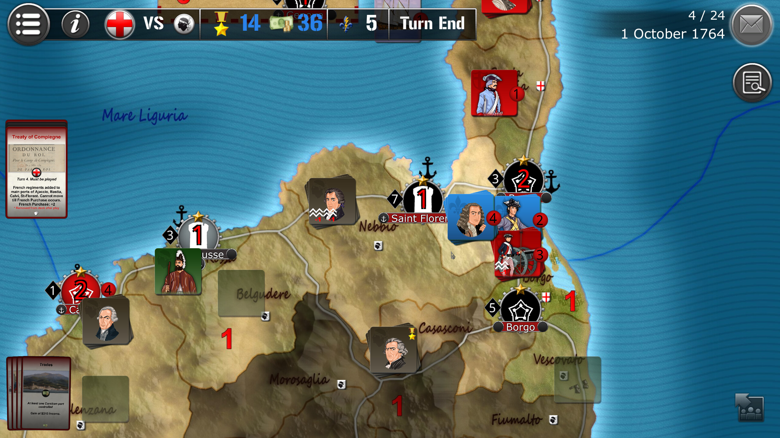 Wars Across The World: Corsica 1764 screenshot 5