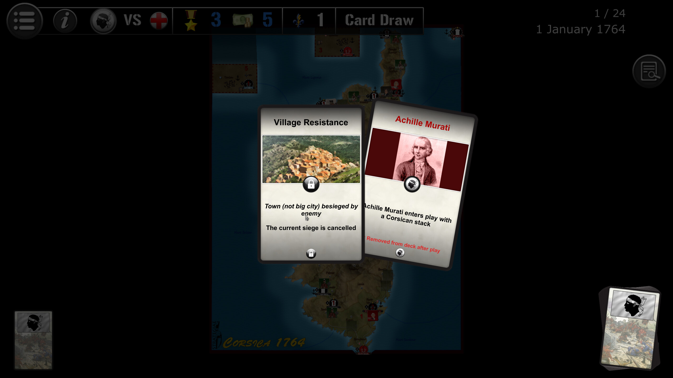 Wars Across The World: Corsica 1764 screenshot 2