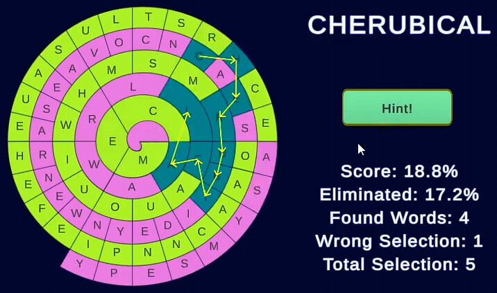WordSpiral screenshot 6