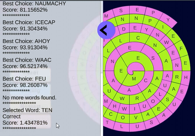 WordSpiral screenshot 7