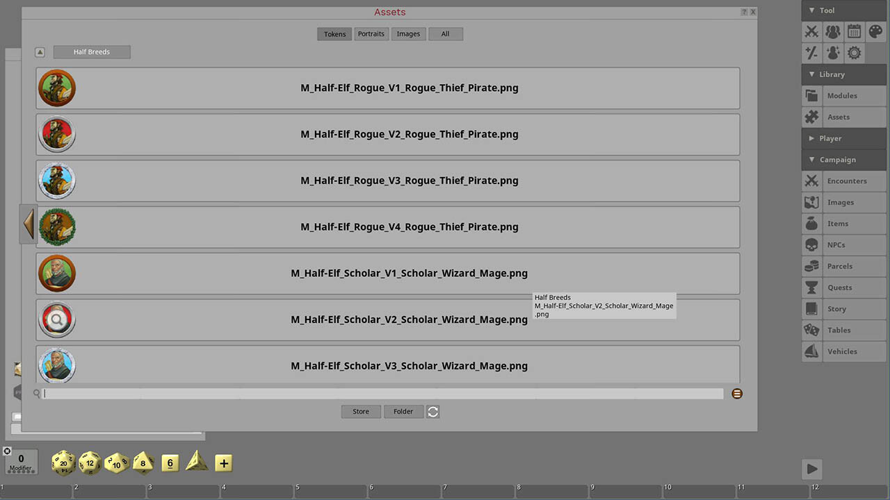 Fantasy Grounds - Half Breeds screenshot 1