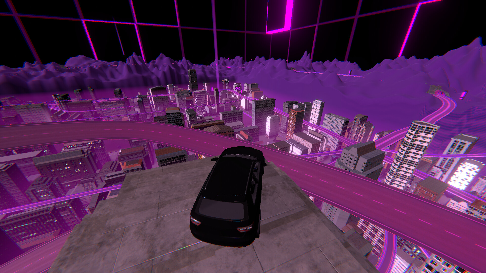 Rhythm Drive: Synthwave City screenshot 1