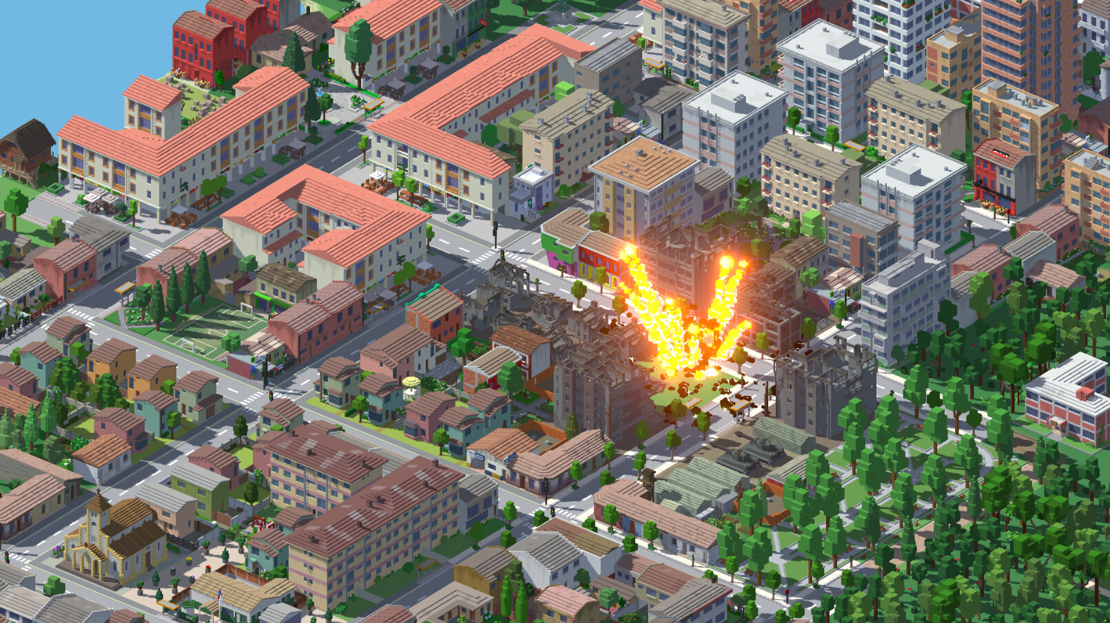 Urbek City Builder - Defend the City screenshot 3