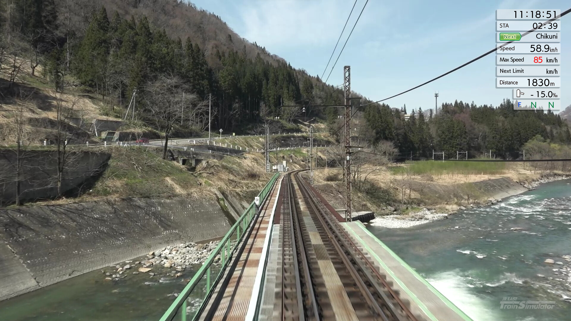 JR EAST Train Simulator: Oito Line (Matsumoto to Minami-Otari) 211 series screenshot 17