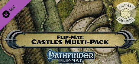 Fantasy Grounds - Pathfinder RPG - Pathfinder Flip-Mat: Castle Multi-Pack
