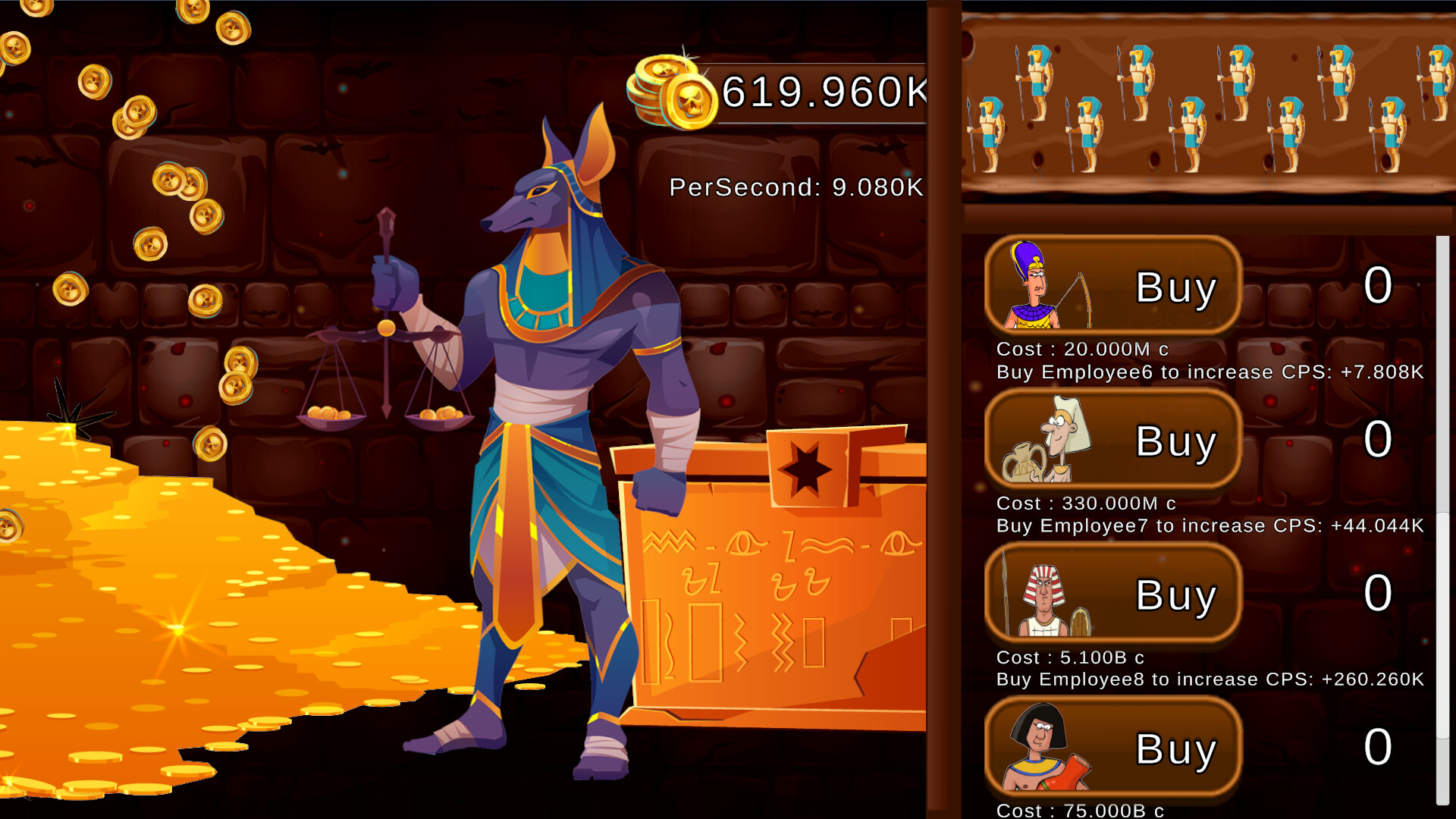 Anubis Clicker screenshot 3