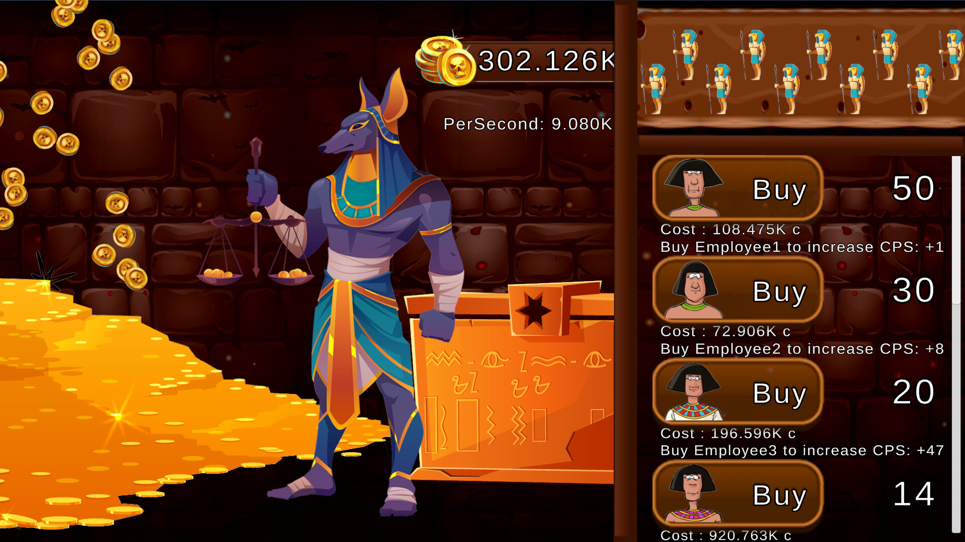 Anubis Clicker screenshot 2