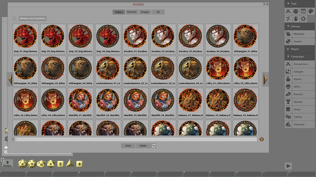 Fantasy Grounds - Demons & Outsiders screenshot 3
