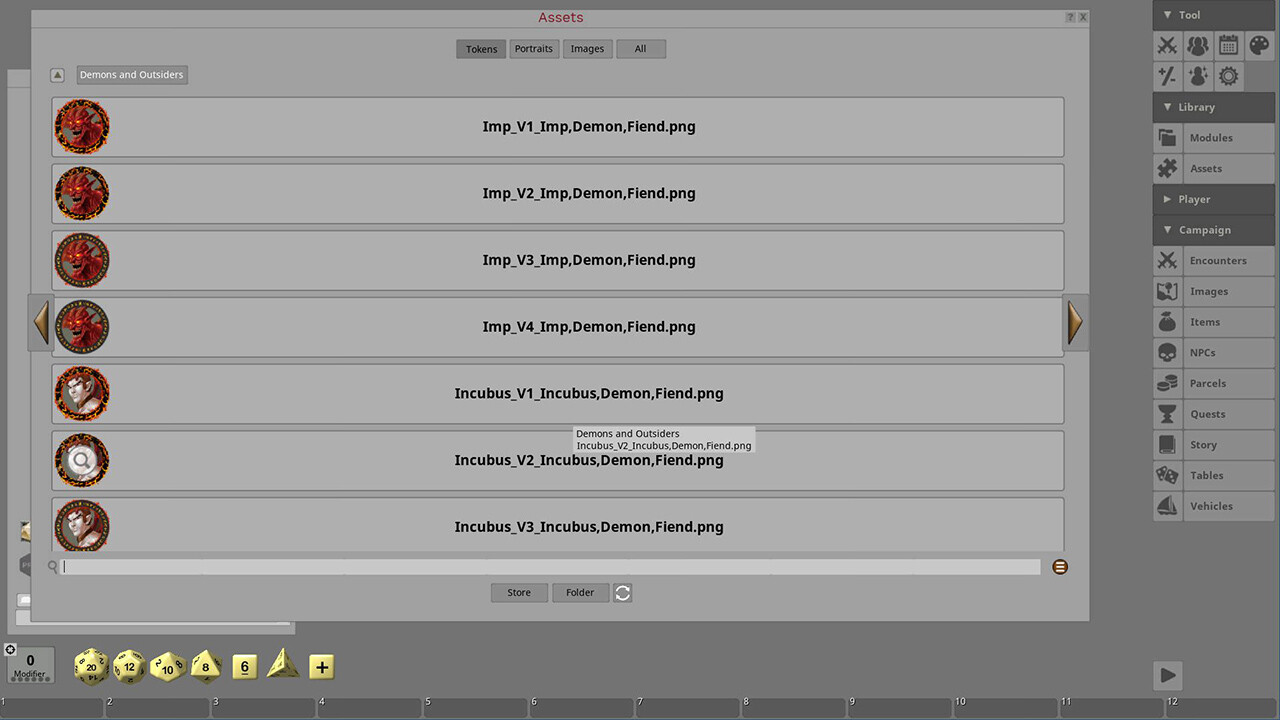 Fantasy Grounds - Demons & Outsiders screenshot 2