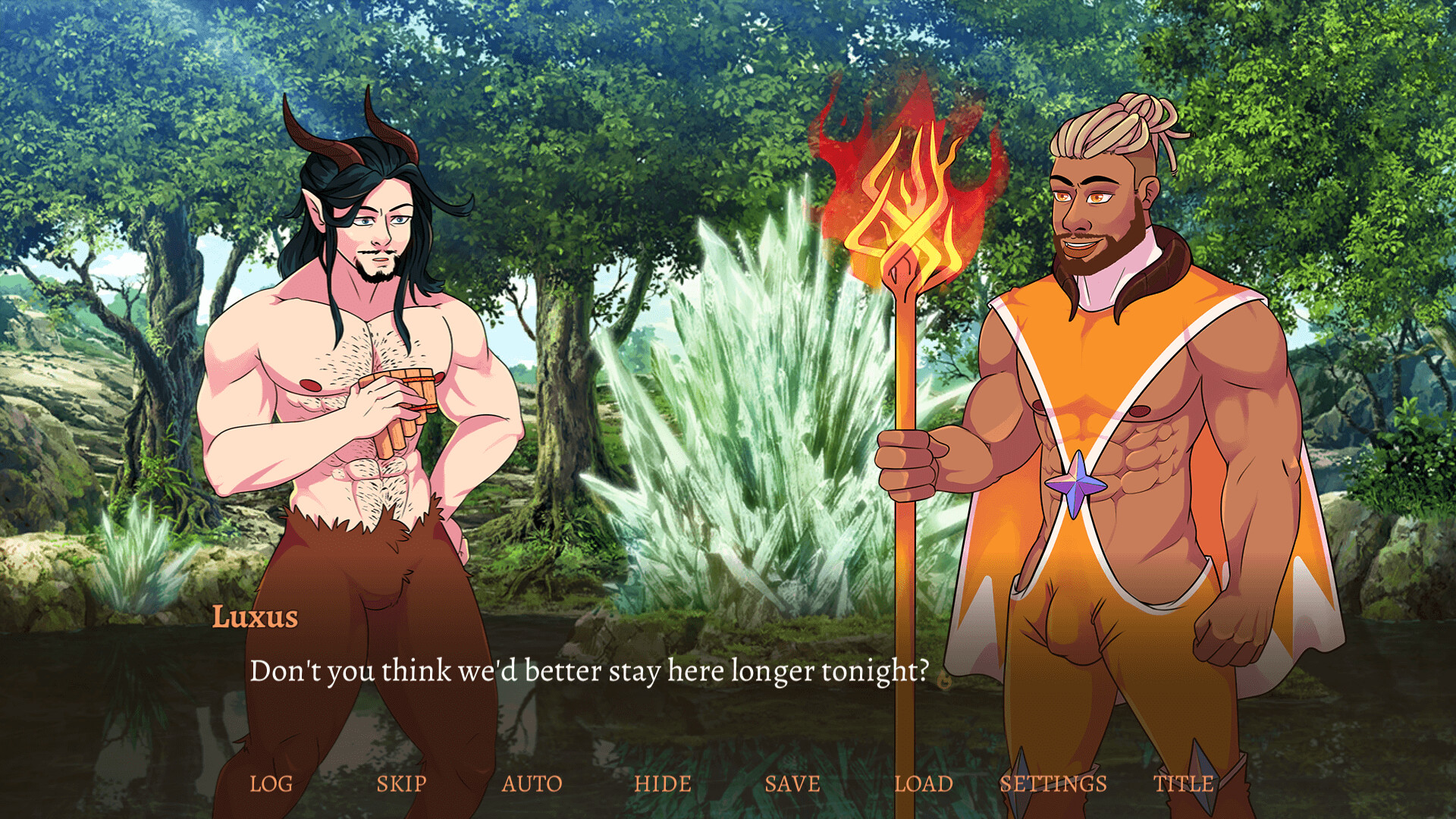Burning Secrets - A Bara Visual Novel screenshot 3