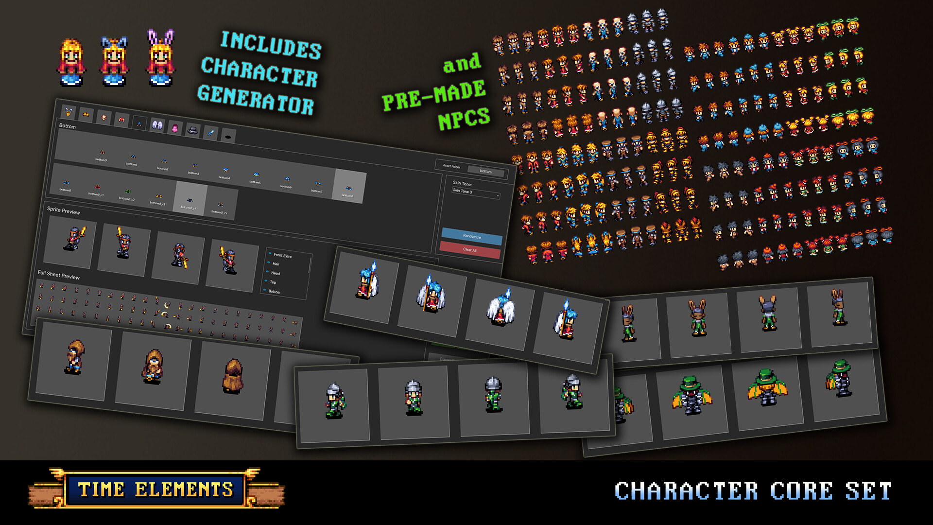 RPG Maker MV - Time Elements - Character Core Set screenshot 3