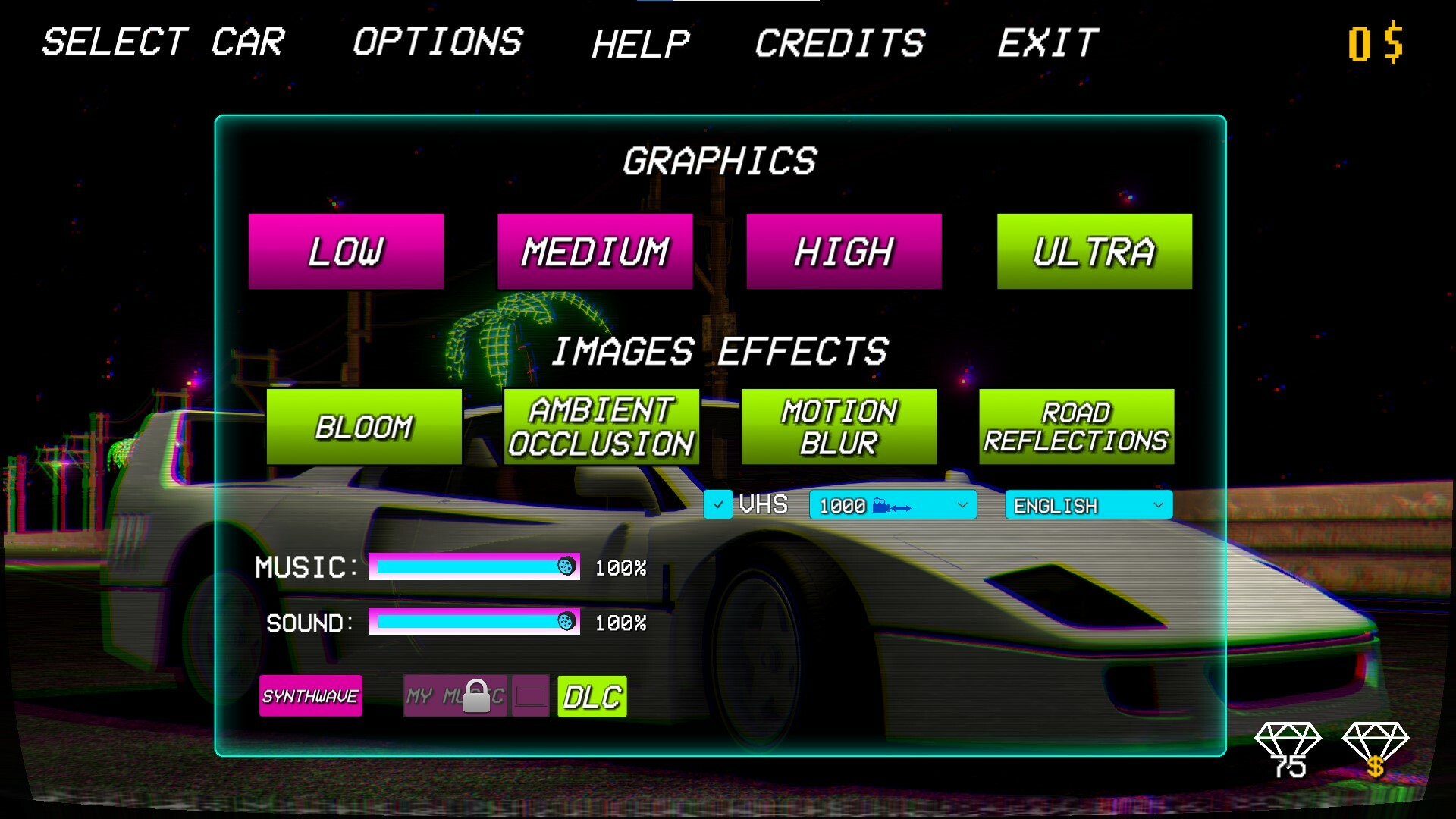 Retrowave - Custom Music screenshot 1