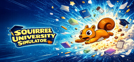 Squirrel University Simulator — Steam header