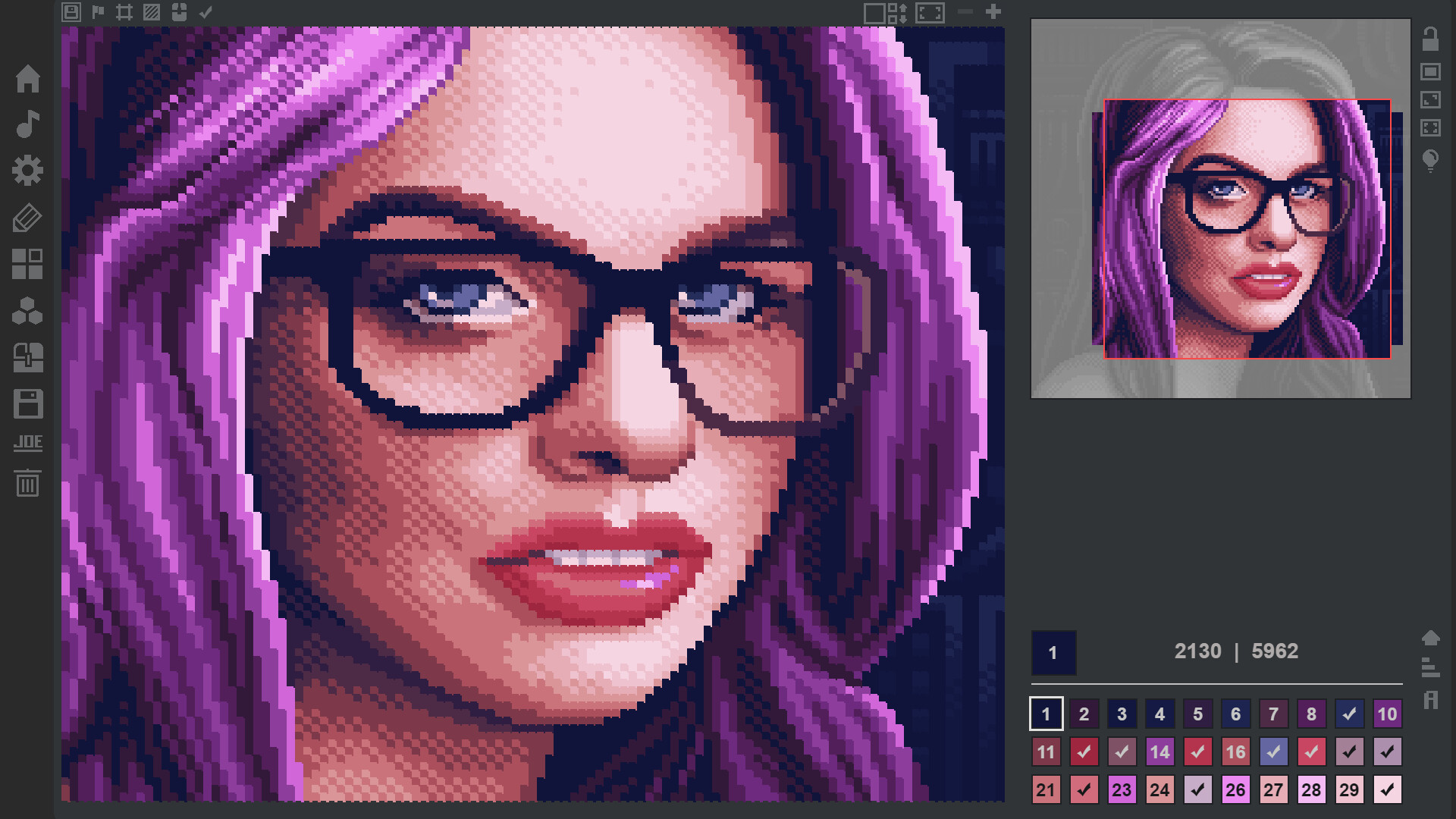 Coloring Game 4 – Mosaic Mode screenshot 3