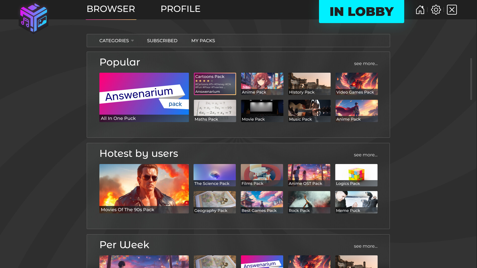 Answenarium screenshot 1