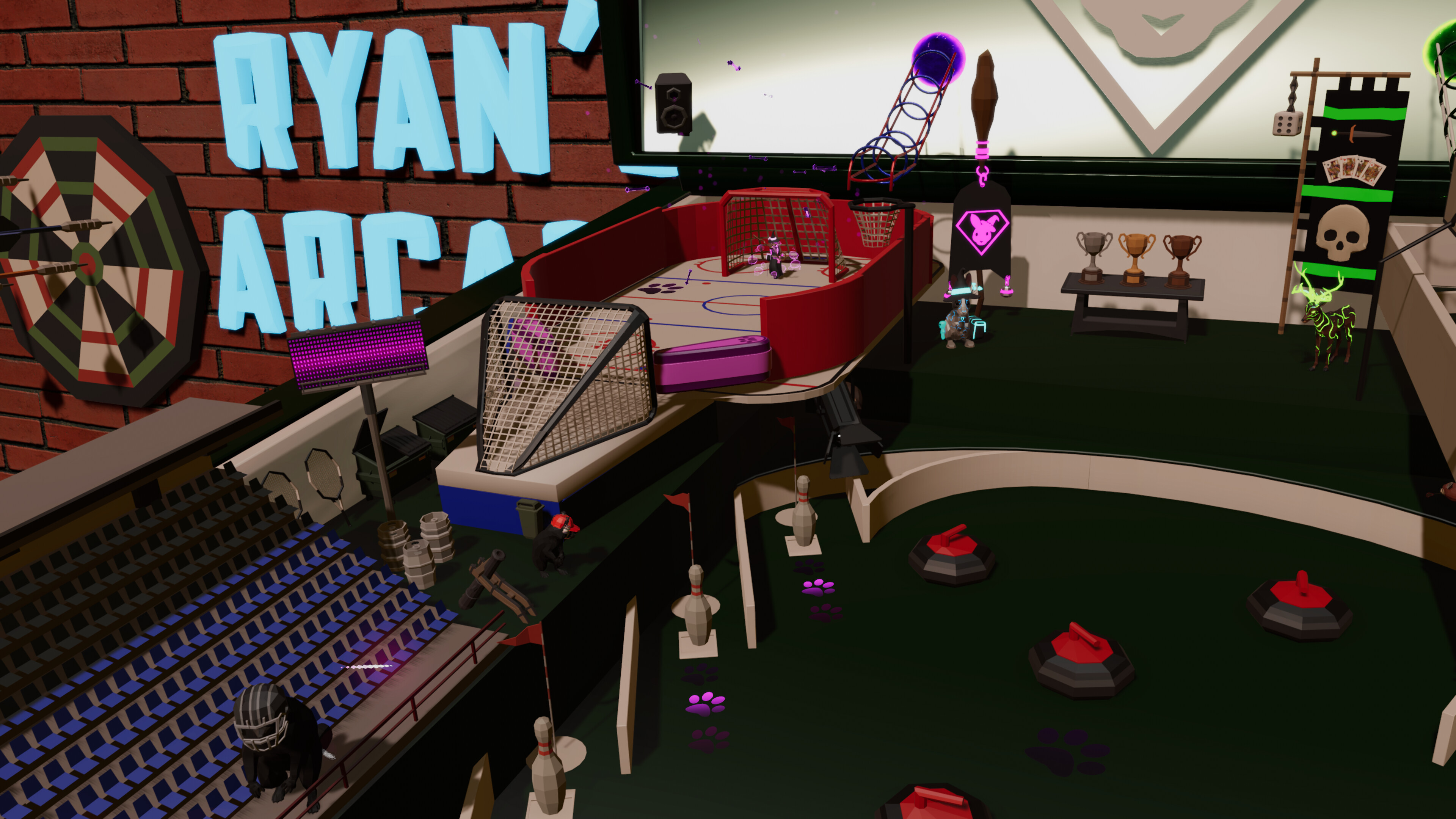 Roxy Raccoon's Pinball Panic - Sports Spectacle screenshot 2