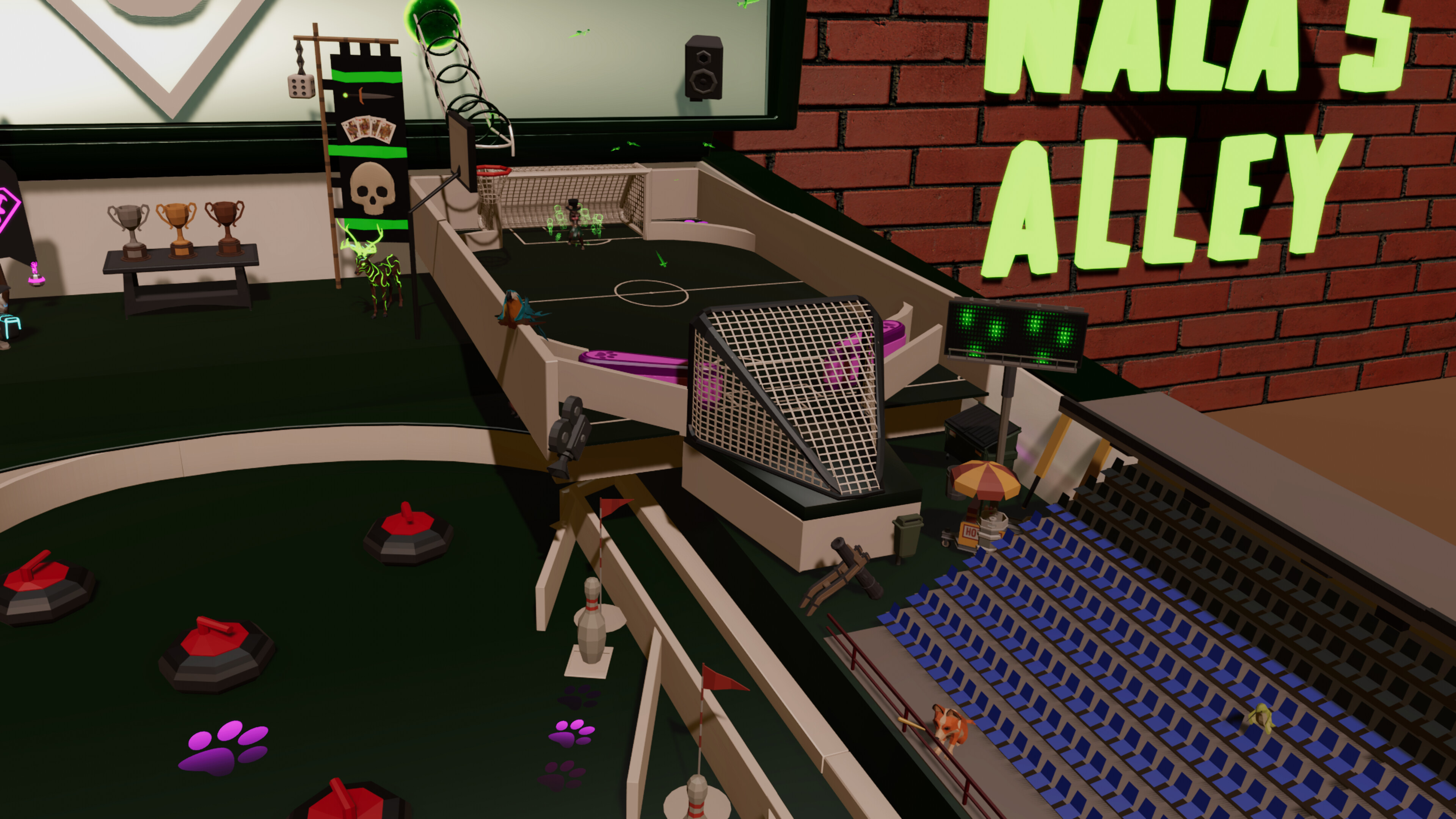 Roxy Raccoon's Pinball Panic - Sports Spectacle screenshot 3