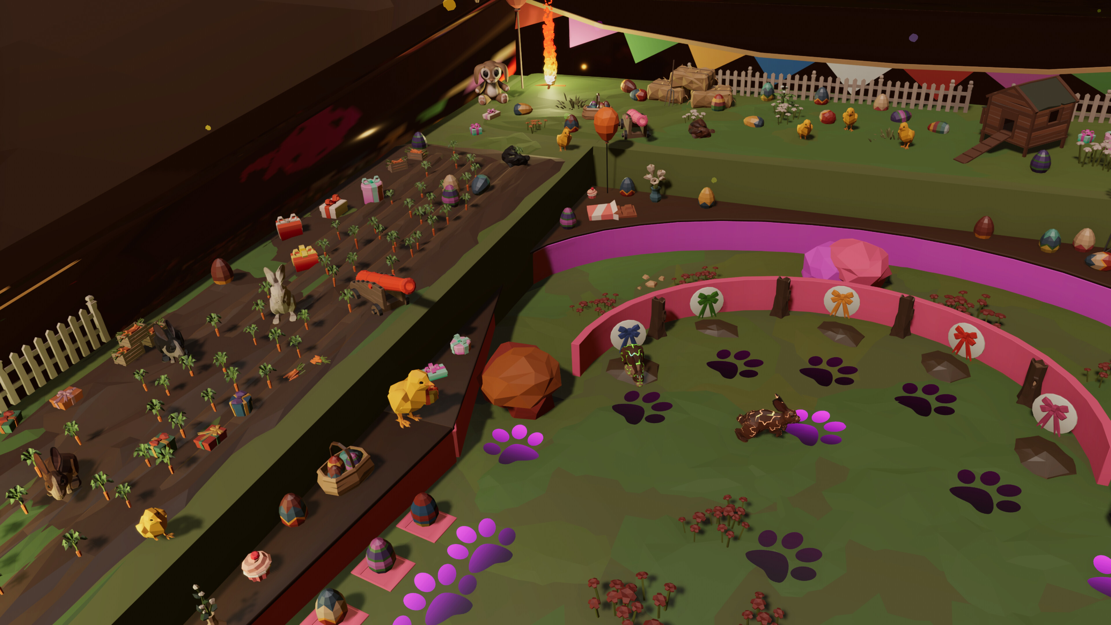 Roxy Raccoon's Pinball Panic - Easter Extravaganza screenshot 3