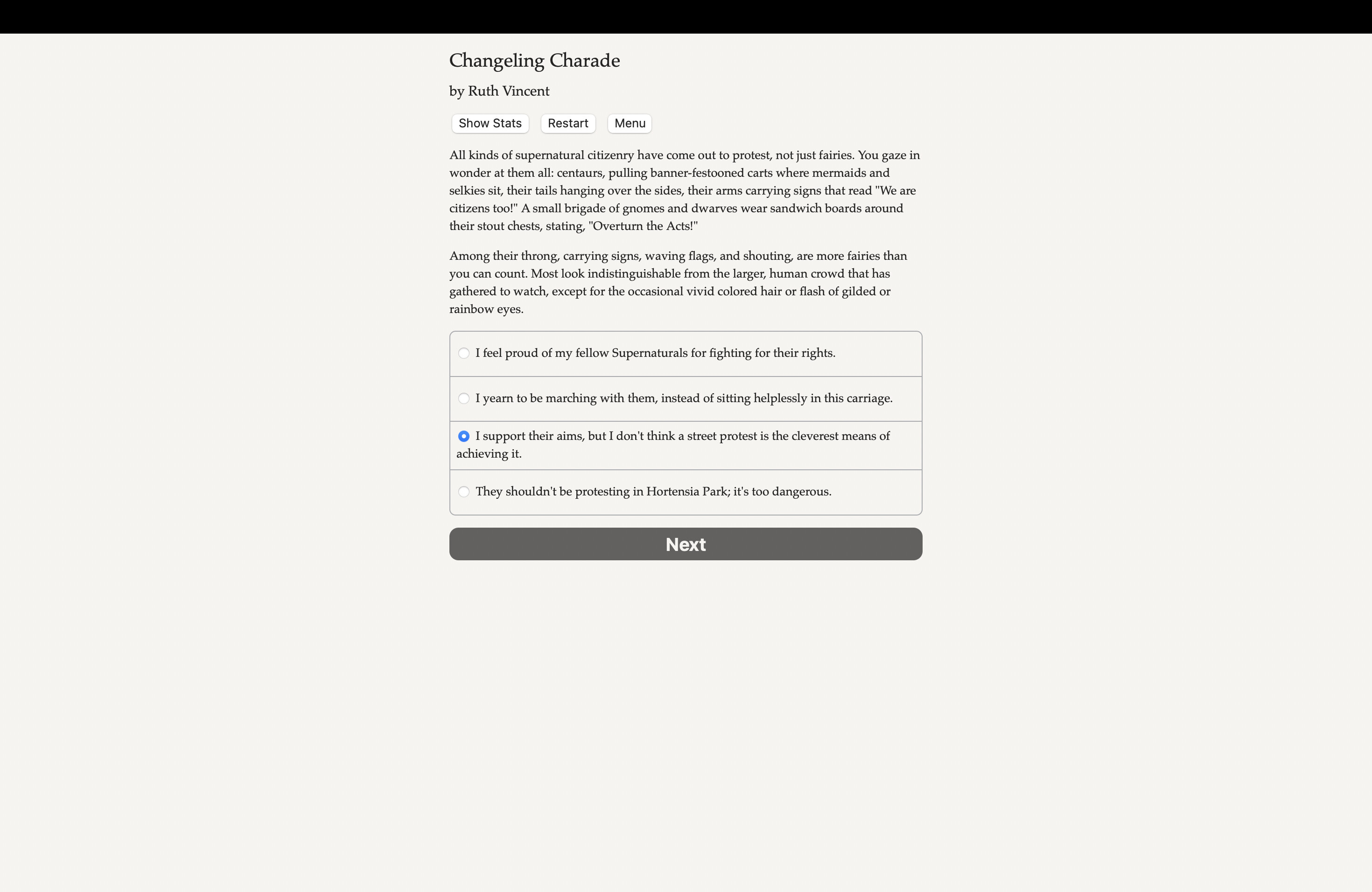 Changeling Charade screenshot 4