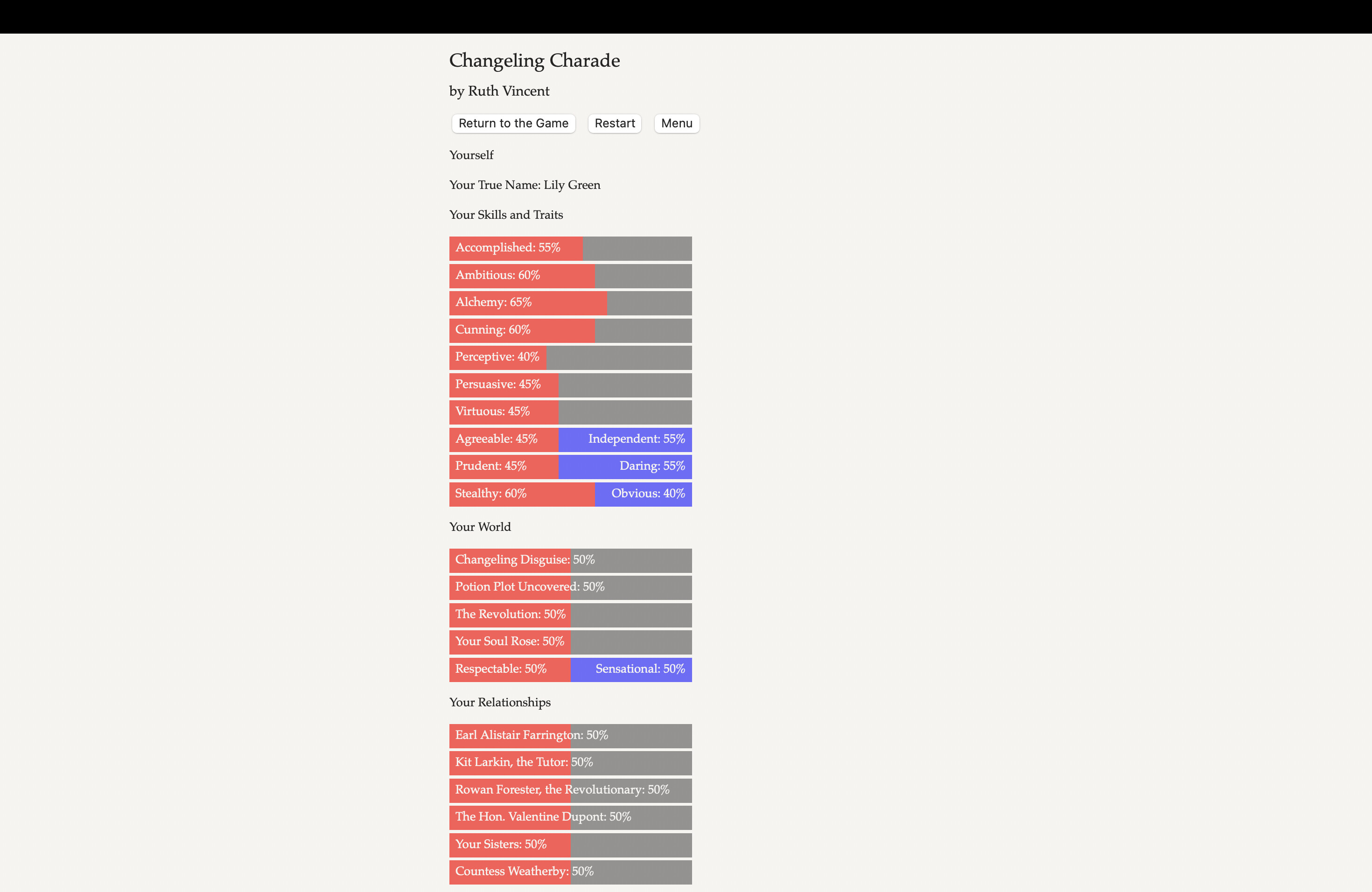 Changeling Charade screenshot 2