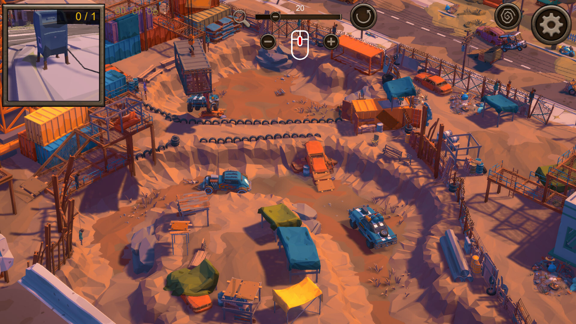 Hidden  Post-Apocalyptic 3  Top-Down 3D screenshot 4