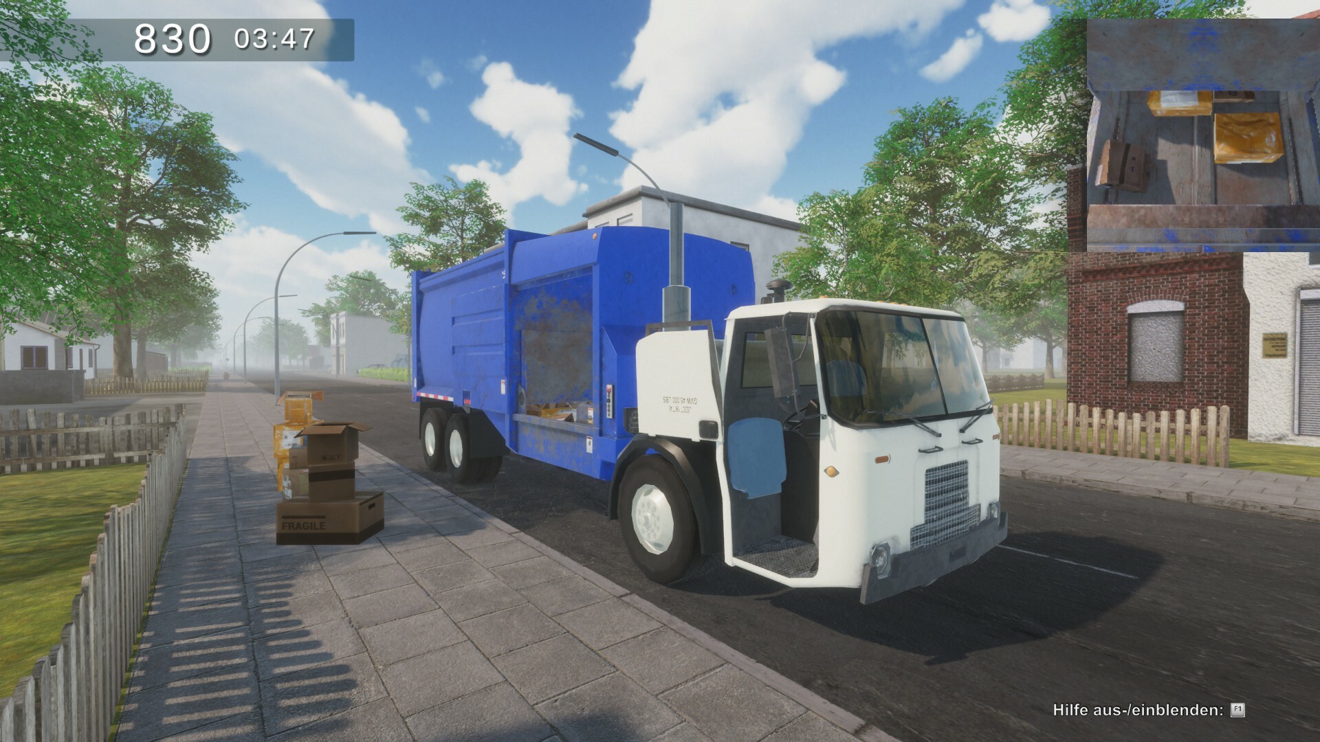 Garbage Truck Simulator screenshot 1