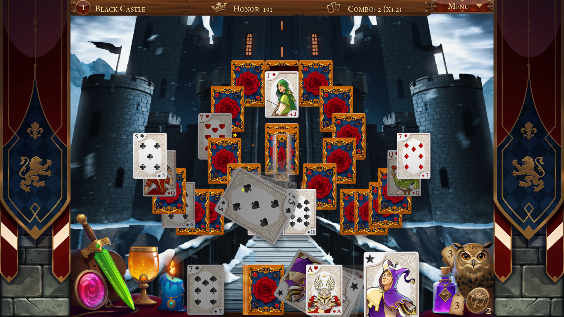 Medieval Tales Solitaire screenshot 7